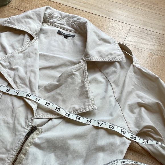 Michael Stars jacket Moto Trench Coat - Picture 8 of 13